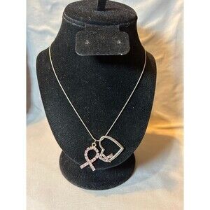 Breast Cancer Warrior / Survivor Necklace with Charms